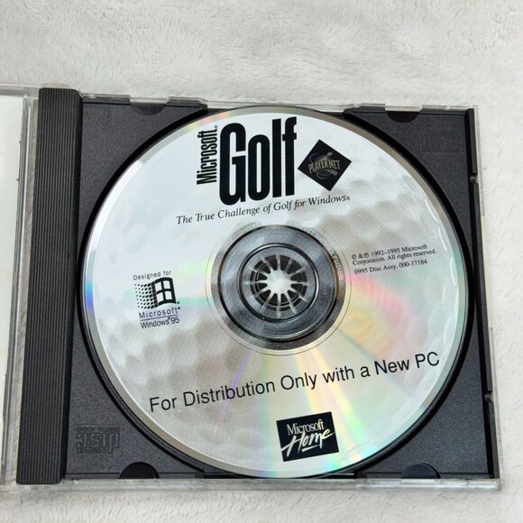 MICROSOFT GOLF 2.0 PC, WIN 1995 - CD ROM Version 2.0 - Picture 2 of 3
